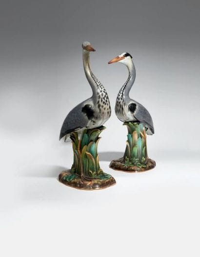 MEISSEN

Paire de hérons en porcelaine parmi...