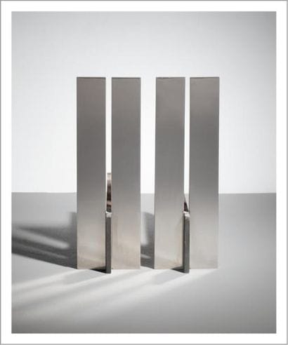 MICHEL BOYER (1935-2011)
Paire de chenets
Fonte...