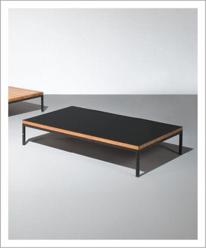 CLAUDE GAILLARD
Table basse
Métal laqué noir,...