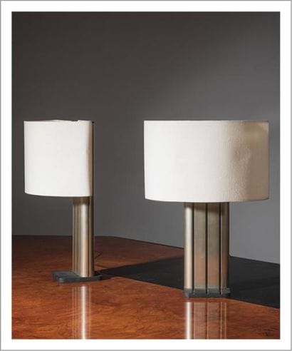 SABINE CHAROY
Paire de lampes de table
Métal...