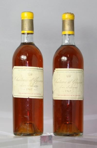 2 BOUTEILLES CHÂTEAU D'YQUEM 1er GC Superieur
Sauternes...