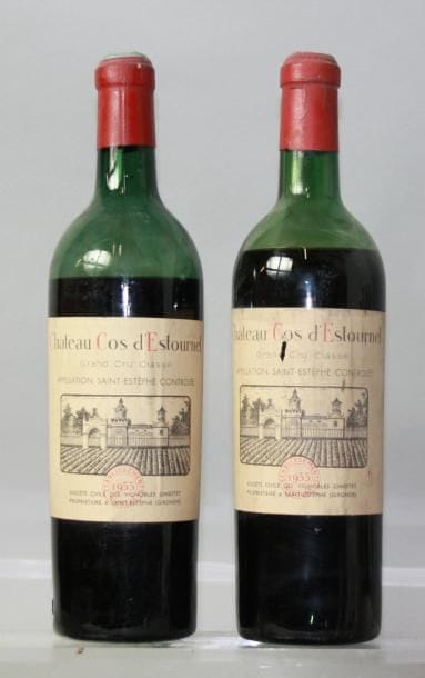*2 BOUTEILLES CHÂTEAU COS D'ESTOURNEL 2ème...