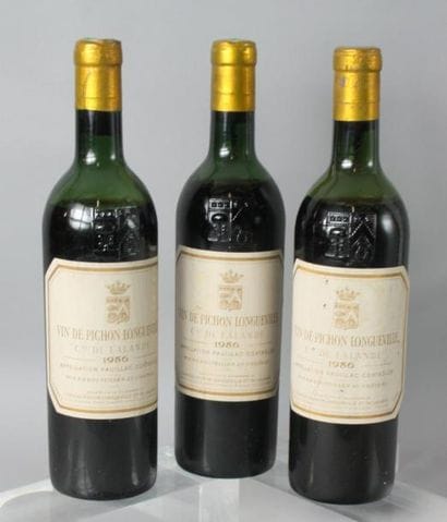 3 BOUTEILLES CHÂTEAU PICHON COMTESSE de LALANDE...