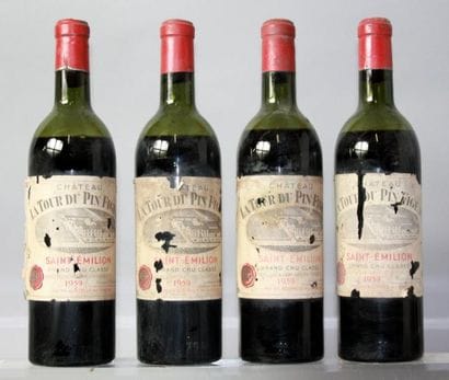 *4 BOUTEILLES CHÂTEAU LATOUR DU PIN FIGEAC...