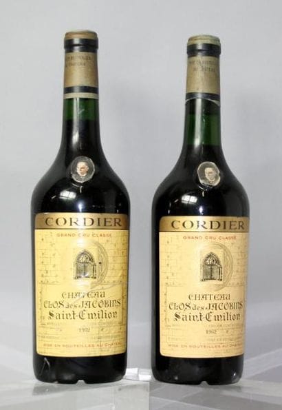 2 BOUTEILLES CHÂTEAU CLOS des JACOBINS GC...