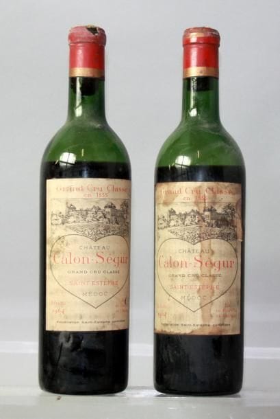 *2 BOUTEILLES CHÂTEAU CALON SEGUR 3ème GC...