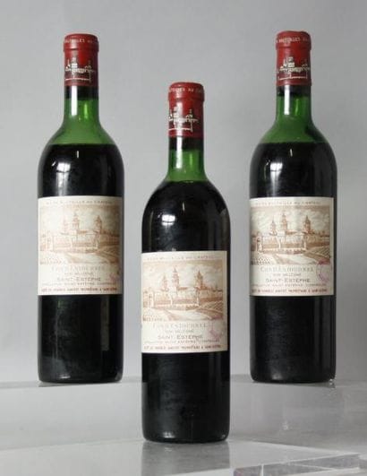 *3 BOUTEILLES CHÂTEAU COS D'ESTOURNEL 2ème...