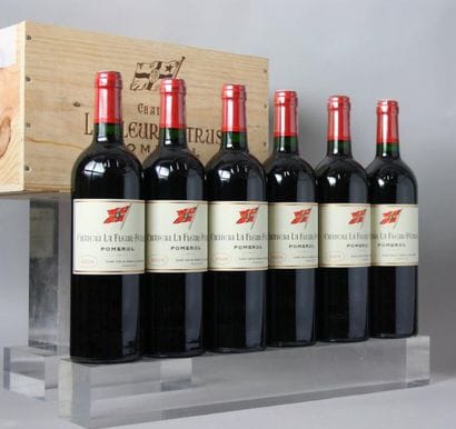 6 BOUTEILLES CHÂTEAU LA FLEUR PETRUS POMEROL...