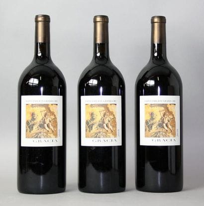 3 MAGNUMS CHÂTEAU GRACIA Grand cru
St. EMILION...