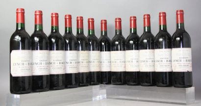 12 BOUTEILLES CHÂTEAU LYNCH BAGES 5ème GCC...