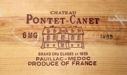 6 MAGNUMS CHÂTEAU PAVIE GCC ST. EMILION 1975
Caisse...