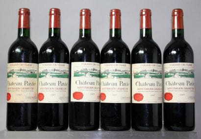 6 BOUTEILLES CHÂTEAU PAVIE GCC ST. EMILION...