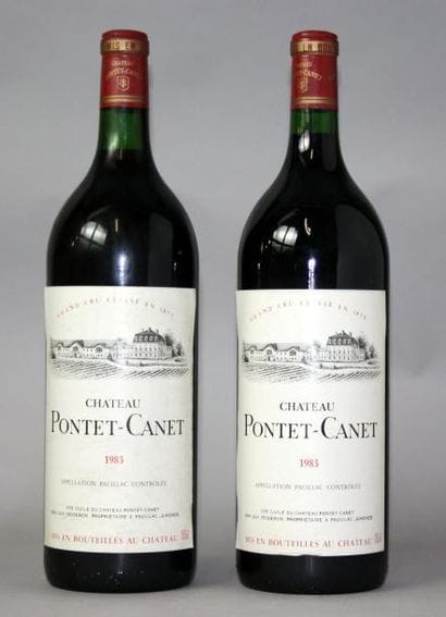2 MAGNUMS CHÂTEAU PONTET CANET 5ème GCC PAUILLAC...