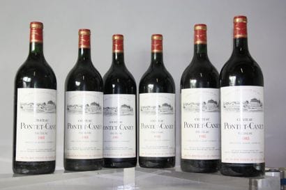 6 MAGNUMS CHÂTEAU PONTET CANET 5ème GCC PAUILLAC...