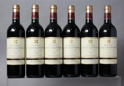 6 BOUTEILLES CHÂTEAU La TOUR HAUT BRION CC...