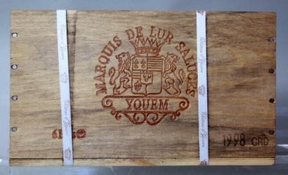 6 BOUTEILLES CHÂTEAU D'YQUEM 1er grand cru...