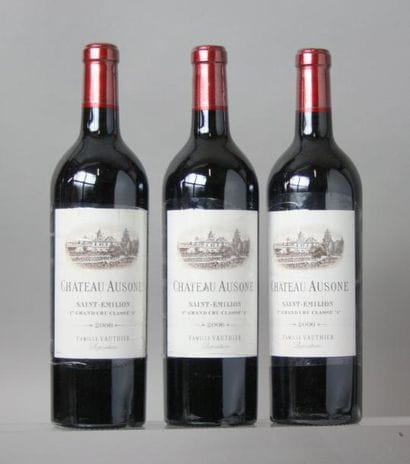 3 BOUTEILLES CHÂTEAU AUSONE 1er GCC (A)
ST....