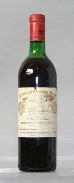 1 BOUTEILLE CHÂTEAU CHEVAL BLANC 1er GCC...
