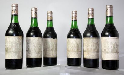 6 BOUTEILLES CHÂTEAU HAUT BRION 1er GCC PESSAC...