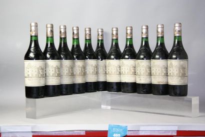 11 BOUTEILLES CHÂTEAU HAUT BRION 1er GCC...