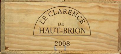 12 BOUTEILLES LE CLARENCE de HAUT BRION PESSAC...