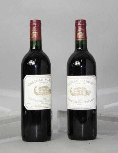 LOT DE 2 BOUTEILLES CHÂTEAU MARGAUX 1er GCC...