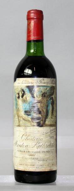 1 BOUTEILLE CHÂTEAU MOUTON ROTHSCHILD 1er...