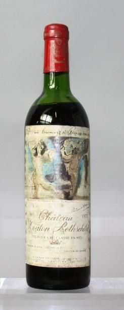 1 BOUTEILLE CHÂTEAU MOUTON ROTHSCHILD 1er...