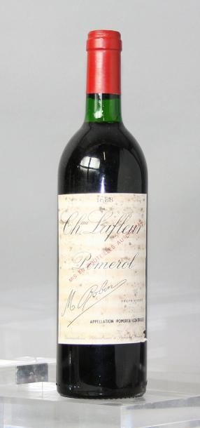 1 BOUTEILLE CHÂTEAU LAFLEUR POMEROL 1988
Étiquette...