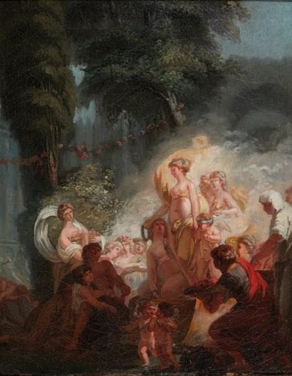 École FRANÇAISE de la fin du XVIIIe siècle
Allégorie...
