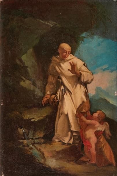 Ecole ROMAINE vers 1740
Saint Bruno et un...