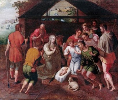 GILLIS MOSTAERT (1528-1598)
L'Adoration des...