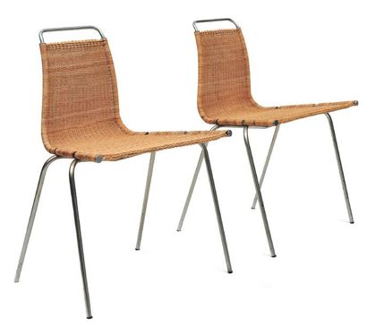 POUL KJÆRHOLM (1929-1980)
Paire de chaises...
