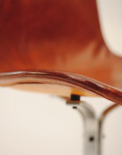 POUL KJÆRHOLM (1929-1980)
Suite de six chaises...