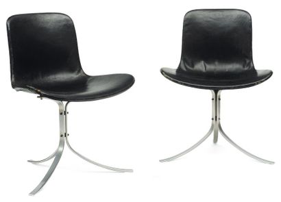 POUL KJÆRHOLM (1929-1980)
Paire de chaises...