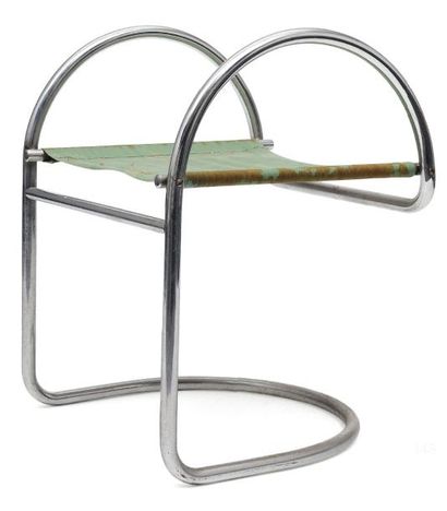 MOGENS LASSEN (1901-1987)
Tabouret. Toile...
