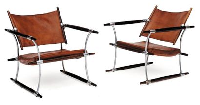 JENS H. QUISTGAARD (1919-2008)
Paire de fauteuils...