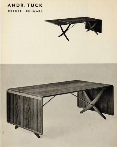 HANS J. WEGNER (1914-2007)
Table. Plateau...