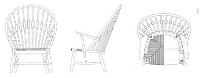 HANS J. WEGNER (1914-2007)
Fauteuil 