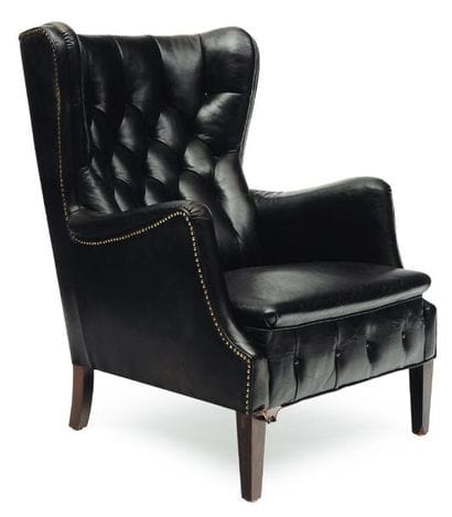 WILLIAM WATTING
Fauteuil à haut dossier....