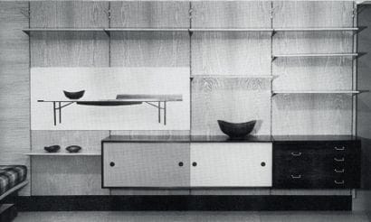 FINN JUHL (1912-1989)
Bibliothèque. Palissandre,...