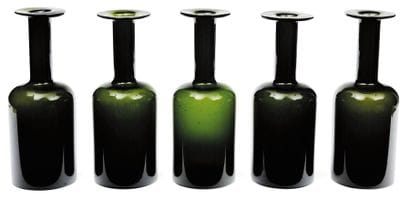 PER LÜTKEN (1916-1998)
Ensemble de cinq bouteilles....