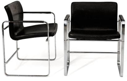 JORGEN LUND & OLE LARSEN
Paire de fauteuils....