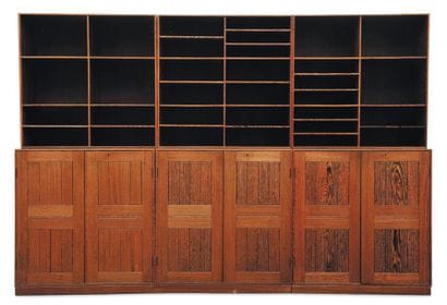 MOGENS KOCH (1898-1992)
Bibliothèque. Wengé....