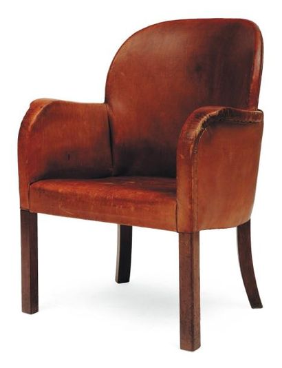 ARNE JACOBSEN (1902-1971)
Pièce unique. Fauteuil....