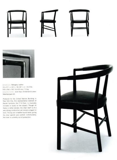 JACOB KJÆR (1896-1957)
Paire de fauteuils...