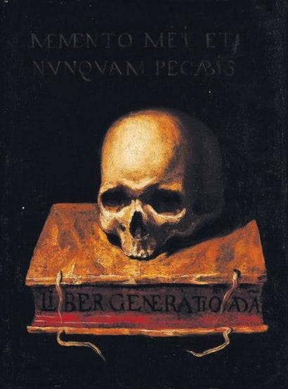 ECOLE ESPAGNOLE DU XVIIe SIÈCLE
Memento Mori...