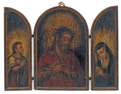 ECOLE FLAMANDE DU XVIe SIÈCLE
Le Christ au...