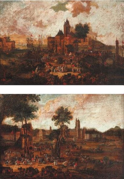 PIETER CASTEELS II (ACTIF À ANVERS EN 1673-1674)
Vue...