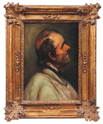 GUSTAVE COURBET (1879-1877)
Portrait du curé...